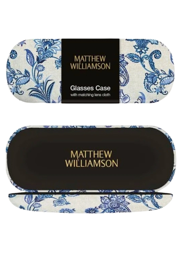 Glasses Case - Blue Paisley - Museum Galleries